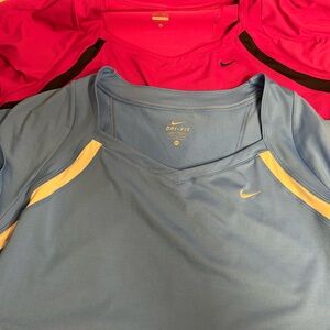 2 GUC Women’s Nike Dri-Fit Athletic Short Sleeve Tops Shirt Lot Bundle Size 2X
